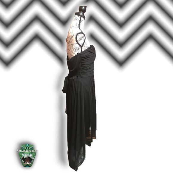 DB Studio Whimsygoth One Shoulder Sweetheart High Low Formal Dress, XL - Picture 4 of 10